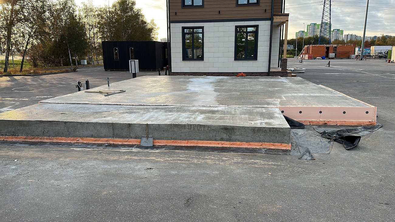 УШП (утеплённая шведская плита) на участке с осадочным грунтом